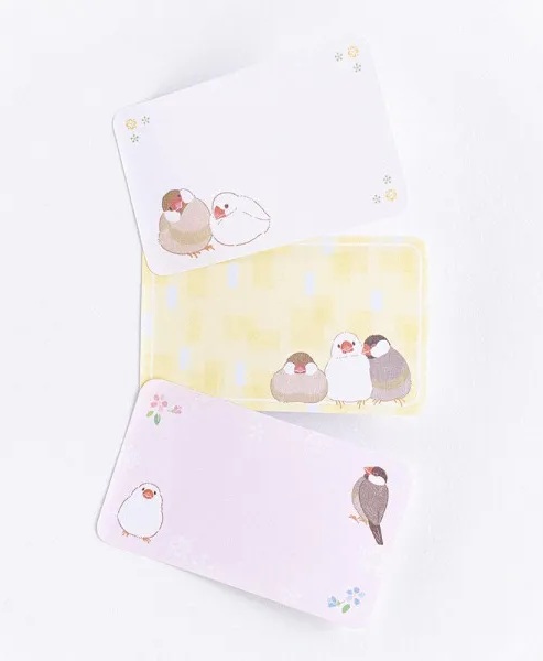 ふせん さえずり 文鳥 | こんぱまるオンライン